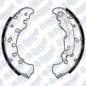 DELPHI LS1980 Arka Fren Balatasi Pabuclu Grande Punto-Linea-Fiorino 1.3jtd Multijet Grande Punto-Linea 1.4 8v 06/07-> Corsa D Adam Nemo-Bipper 1.4hdi 228×42mm